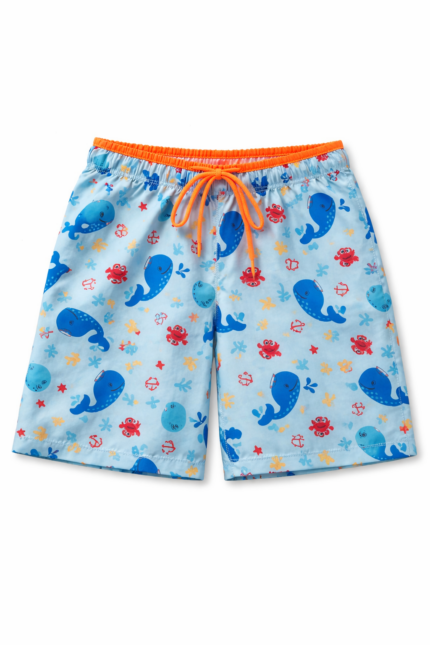 Hmm Swimwear Erkek Çocuk Şortu Desenli