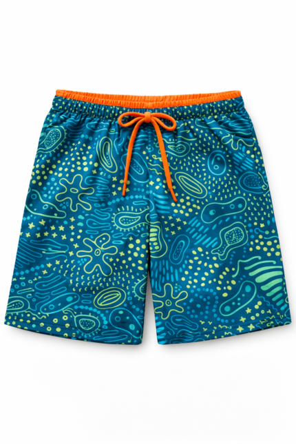 Hmm Swimwear Toptan Erkek Çocuk Şortu Desenli