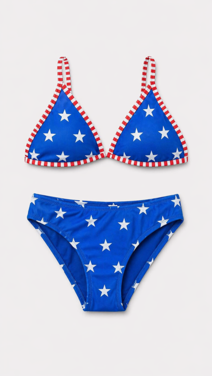 Hmm Swimwear Yıldızlı Kız Çocuk Bikini